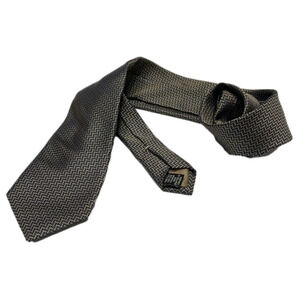 Men's Harry Rosen Blue & Gold Chevron Tie